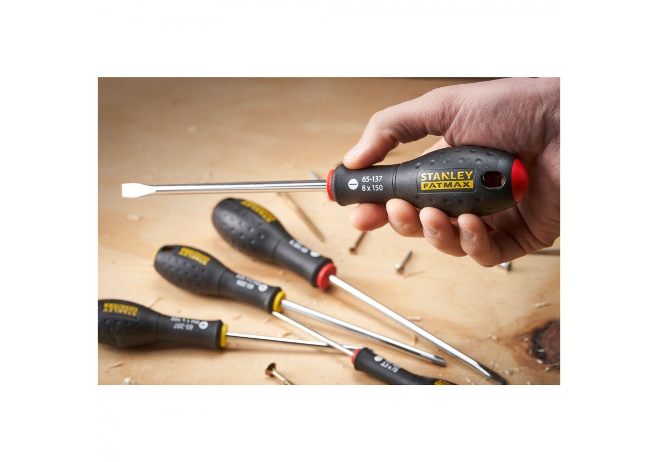 TOURNEVIS ELECTRICIEN + MECANICIEN + PHILLIPS - JEU DE 8PCS FATMAX - 0-65-437 - Stanley