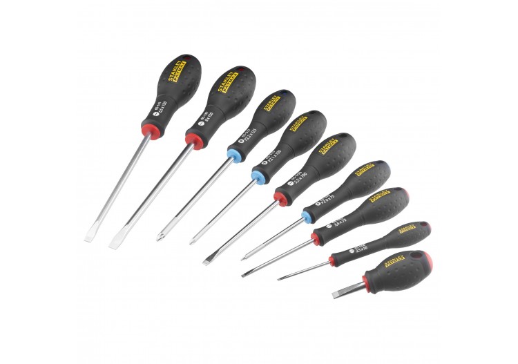 TOURNEVIS ELECTRICIEN + MECANICIEN + POZI - JEU DE 9PCS FATMAX - FMHT65424-0 - Stanley 2