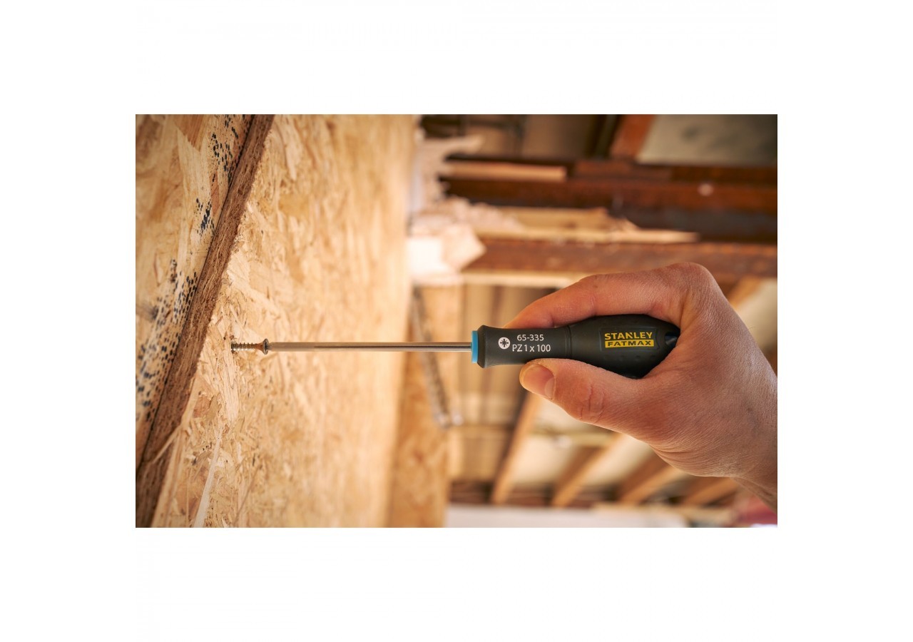 TOURNEVIS ELECTRICIEN + MECANICIEN + PHILLIPS + POZI - JEU
 DE 12PCS FATMAX - FMHT65426-0 - Stanley