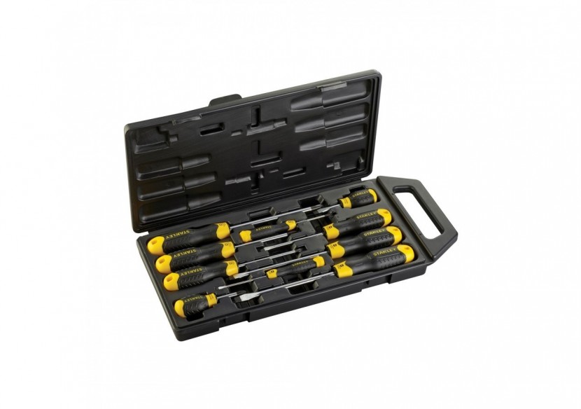 TOURNEVIS CUSHION GRIP - JEU DE 10PCS - 2-65-005 - Stanley