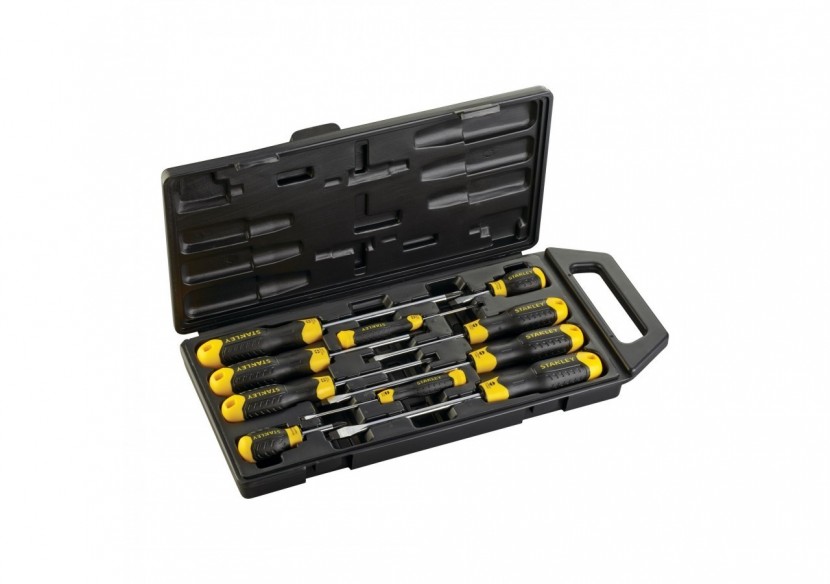 TOURNEVIS CUSHION GRIP - JEU DE 10PCS - 2-65-005 - Stanley