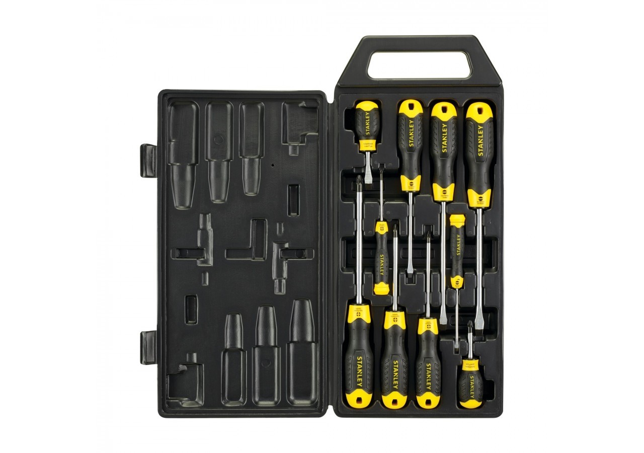 TOURNEVIS CUSHION GRIP - JEU DE 10PCS - 2-65-005 - Stanley