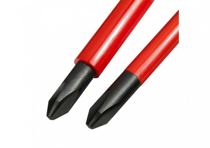 JEU DE 5 TOURNEVIS SLIM ISOLES 1000V FATMAX ELEC 3.5X75 - 5.5X150 - PH1 X100 - PH2 X 125 - TESTEUR - XTHT0-62692 - Stanley