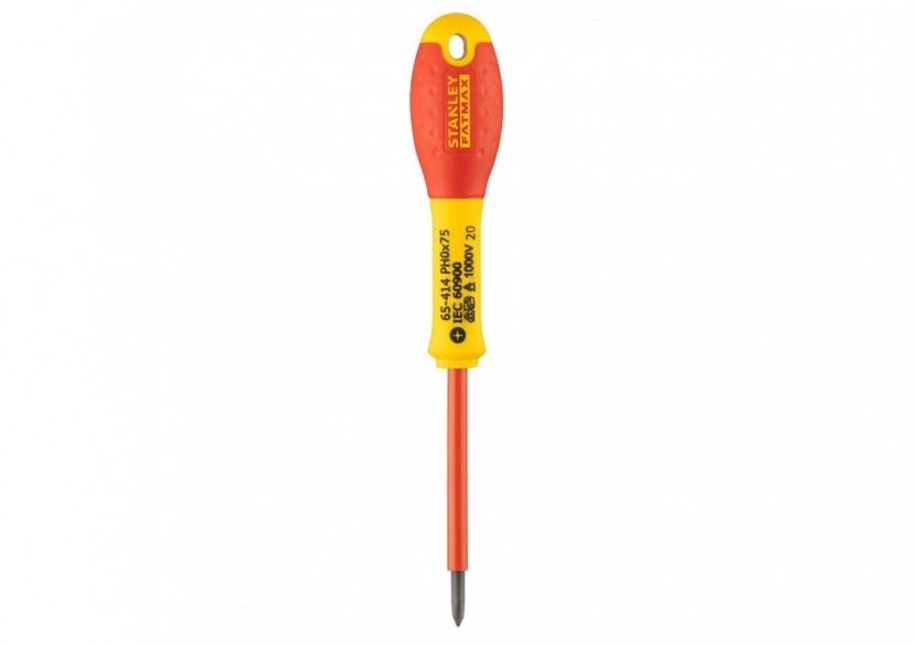 TOURNEVIS PHILLIPS ISOLE 1000V PH0X75MM FATMAX - 0-65-414 - Stanley TOURNEVIS PHILLIPS ISOLE 1000V PH0X75MM FATMAX - 0-65-414 - Stanley