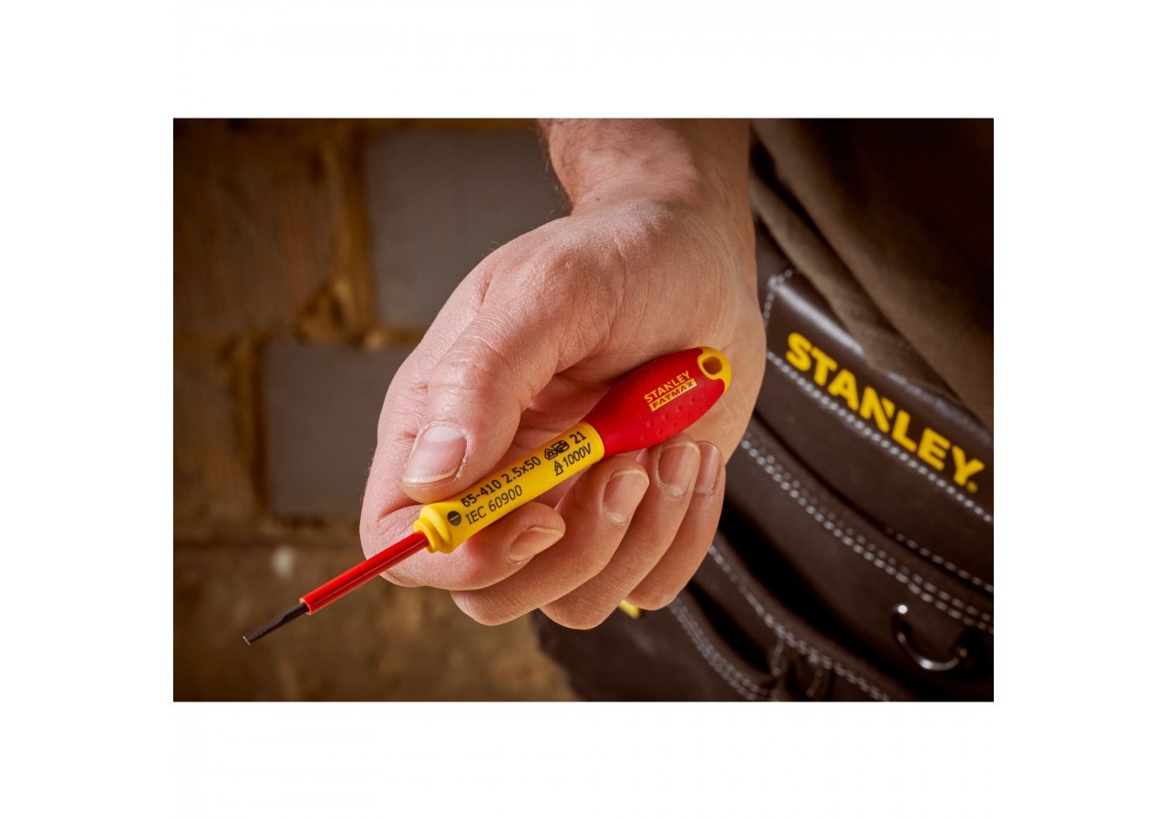TOURNEVIS ELECTRICIEN ISOLE 1000V 5,5X150MM FATMAX - 1-65-413 - Stanley