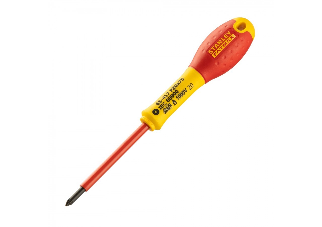TOURNEVIS POZIDRIV ISOLE 1000V PZ0X75MM FATMAX - 1-65-417 - Stanley