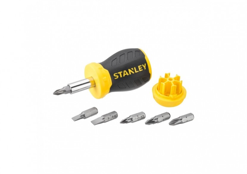TOURNEVIS PORTE-EMBOUTS BOULE BIMATIERE + 6 EMBOUTS - 0-66-357 - Stanley TOURNEVIS PORTE-EMBOUTS BOULE BIMATIERE + 6 EMBOUTS - 0-66-357 - Stanley