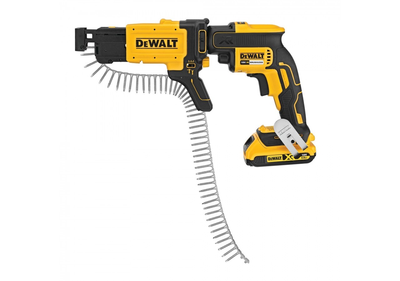 Chargeur vis en bande pour visseuse à plaques de plâtre XR 18V - DCF6202-XJ - Dewalt