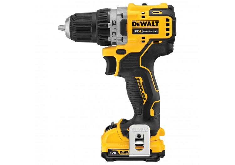 Perceuse visseuse XR 12V 2Ah Li-Ion Brushless - DCD701D2-QW - Dewalt