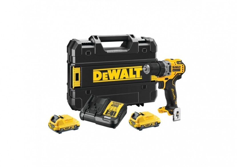 Perceuse visseuse XR 12V 2Ah Li-Ion Brushless - DCD701D2-QW - Dewalt
