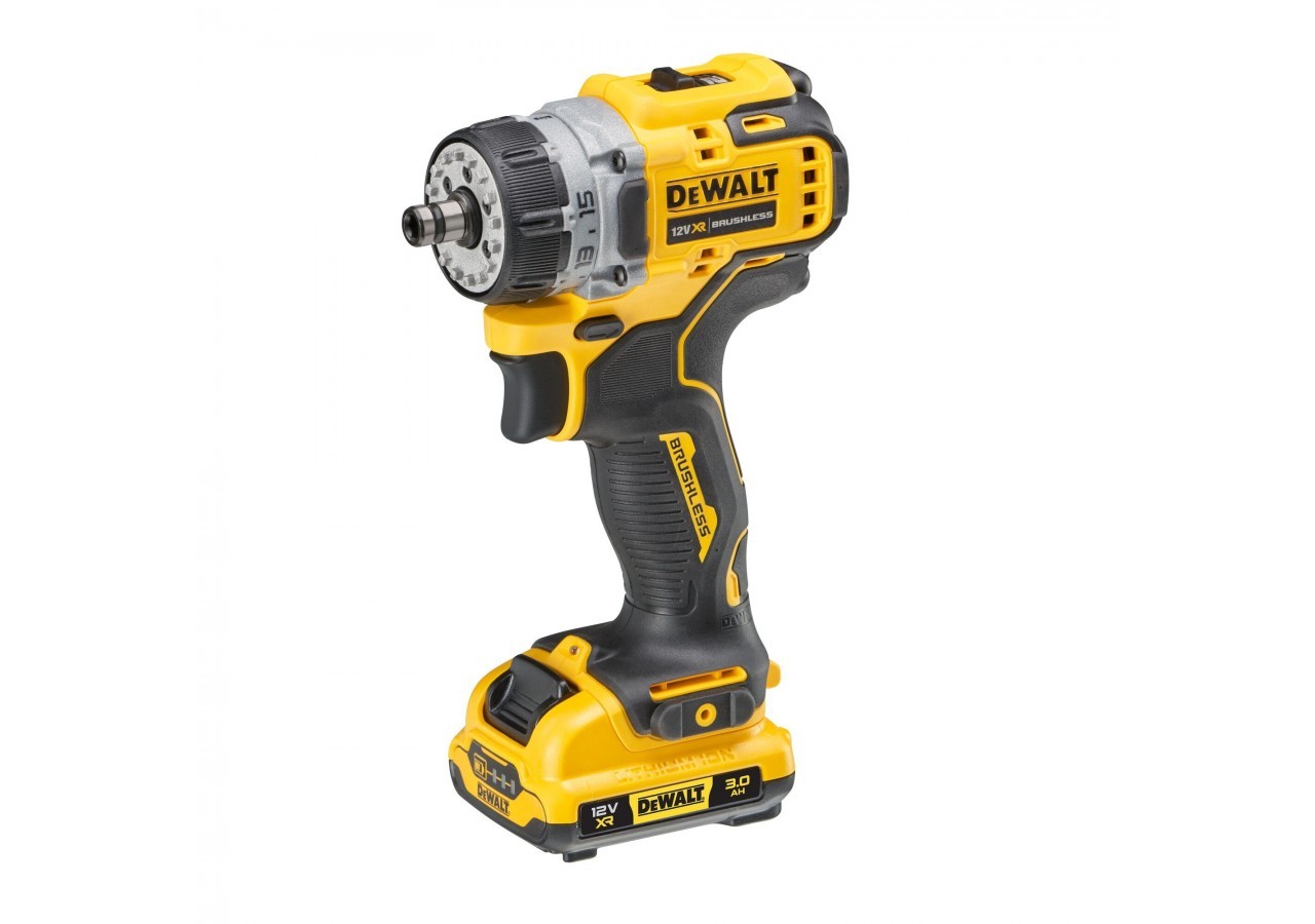 Perceuse visseuse à têtes multiples XR 12V 3Ah Li-Ion Brushless - DCD703L2T-QW - Dewalt
