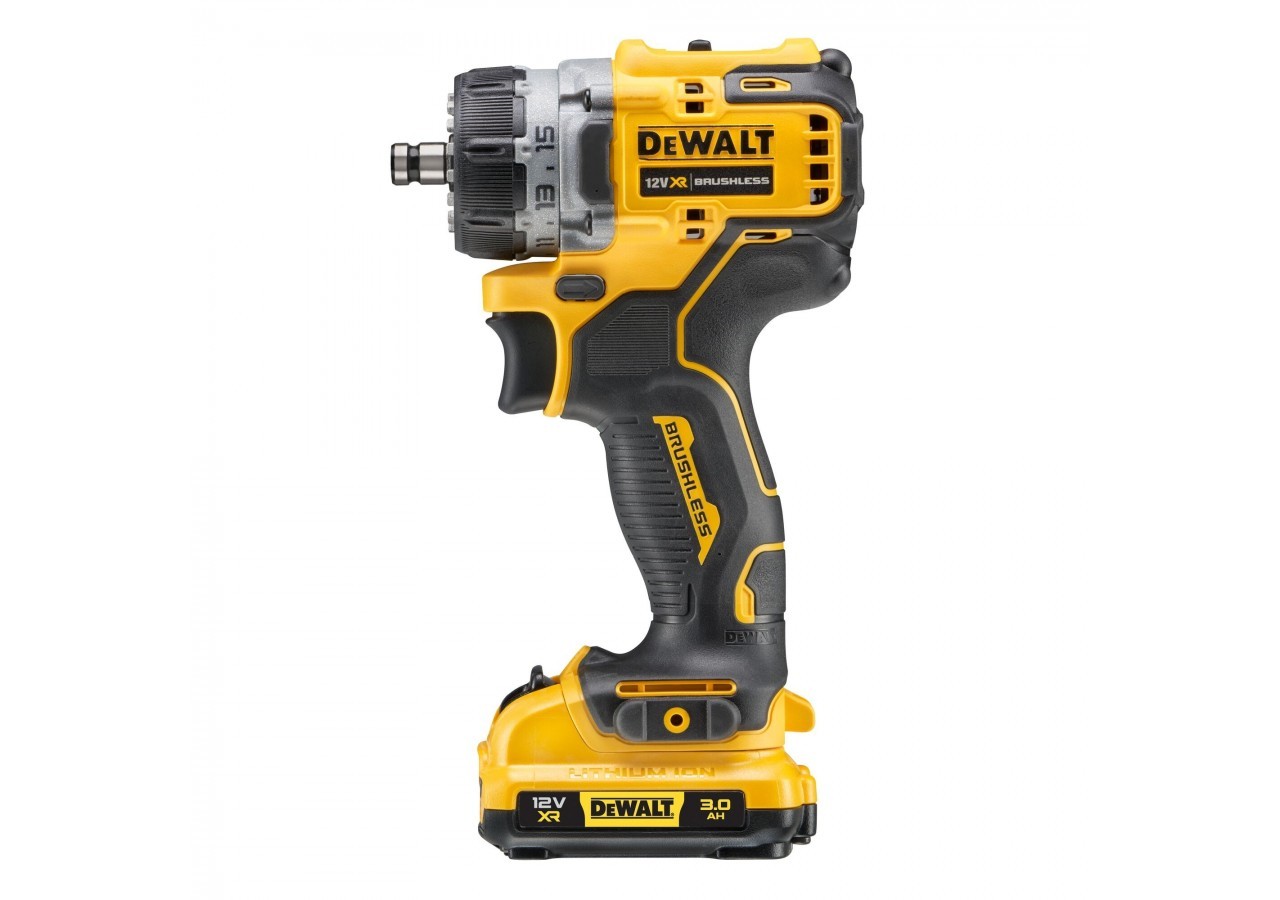 Perceuse visseuse à têtes multiples XR 12V 3Ah Li-Ion Brushless - DCD703L2T-QW - Dewalt