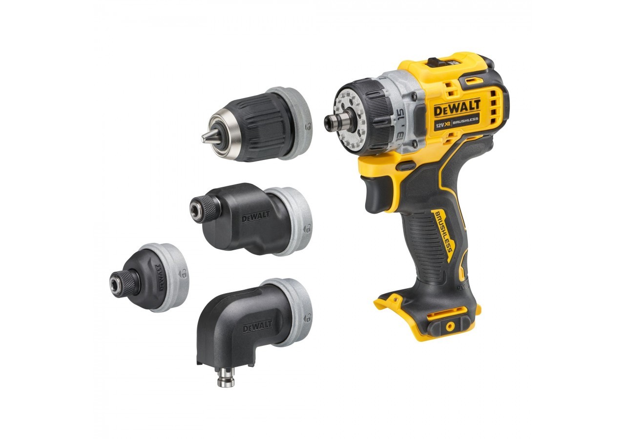 Perceuse visseuse à têtes multiples XR 12V Brushless - DCD703NT-XJ - Dewalt