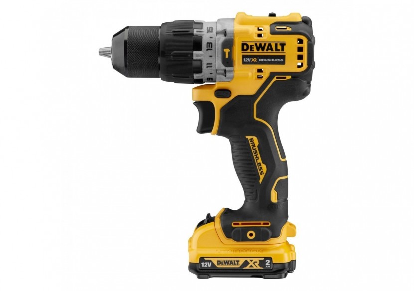 Perceuse visseuse percussion XR 12V 2Ah Li-Ion Brushless - DCD706D2-QW - Dewalt