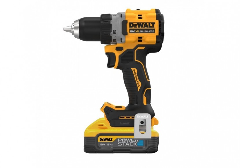 Perceuse visseuse Compacte XR 18V 5Ah Li-ion Brushless POWERSTACK - DCD800H2T-QW - Dewalt