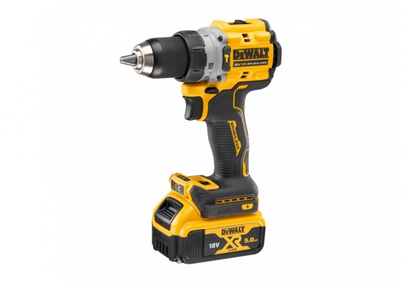 Perceuse visseuse percussion Compacte XR 18V 5Ah Li-Ion Brushless - DCD805P2T-QW - Dewalt