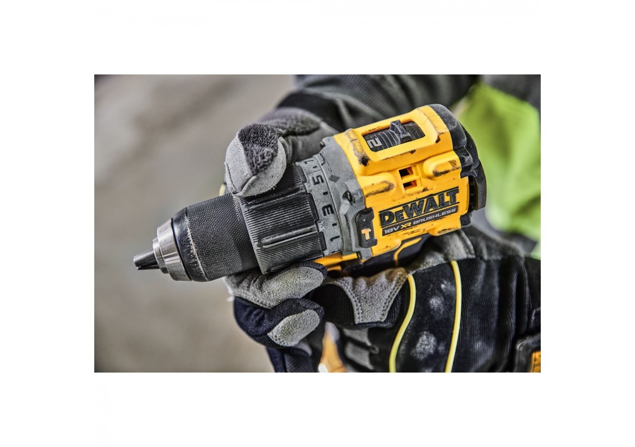 Perceuse visseuse percussion Compacte XR 18V Brushless - DCD805NT-XJ - Dewalt