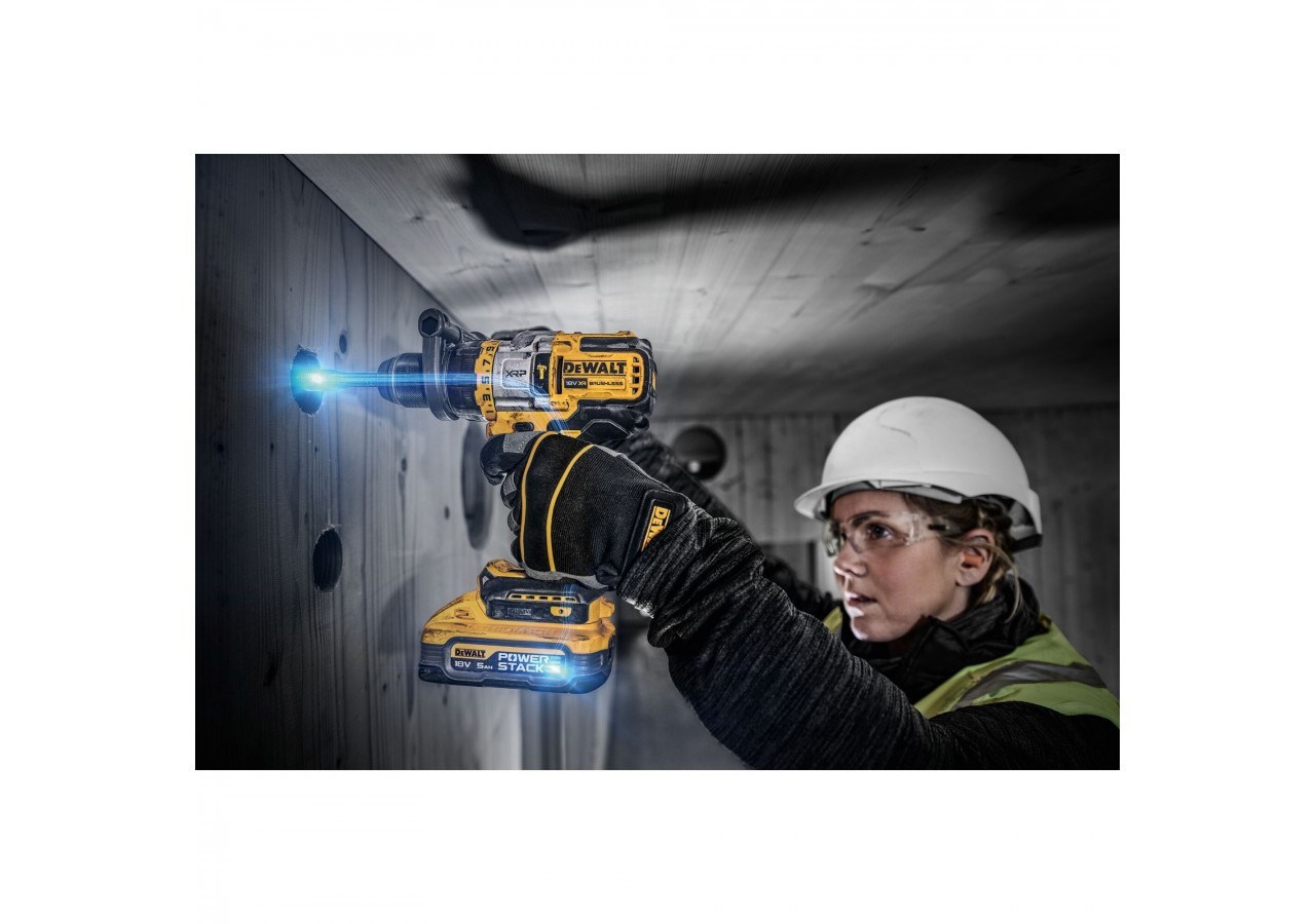 Perceuse visseuse percussion Premium XRP 18V ADVANTAGE 5Ah Li-Ion Brushless - POWERSTACK - DCD999H2T-QW - Dewalt