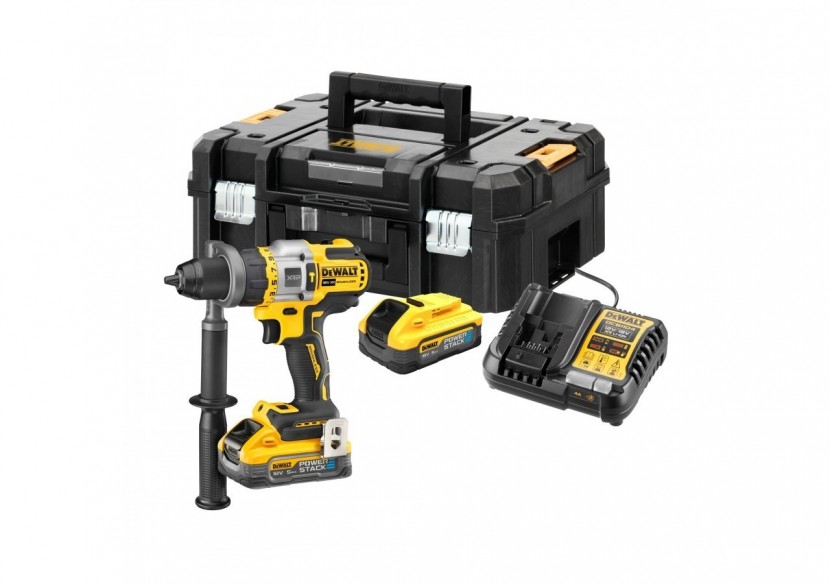 Perceuse visseuse percussion Premium XRP 18V ADVANTAGE 5Ah Li-Ion Brushless - POWERSTACK - DCD999H2T-QW - Dewalt