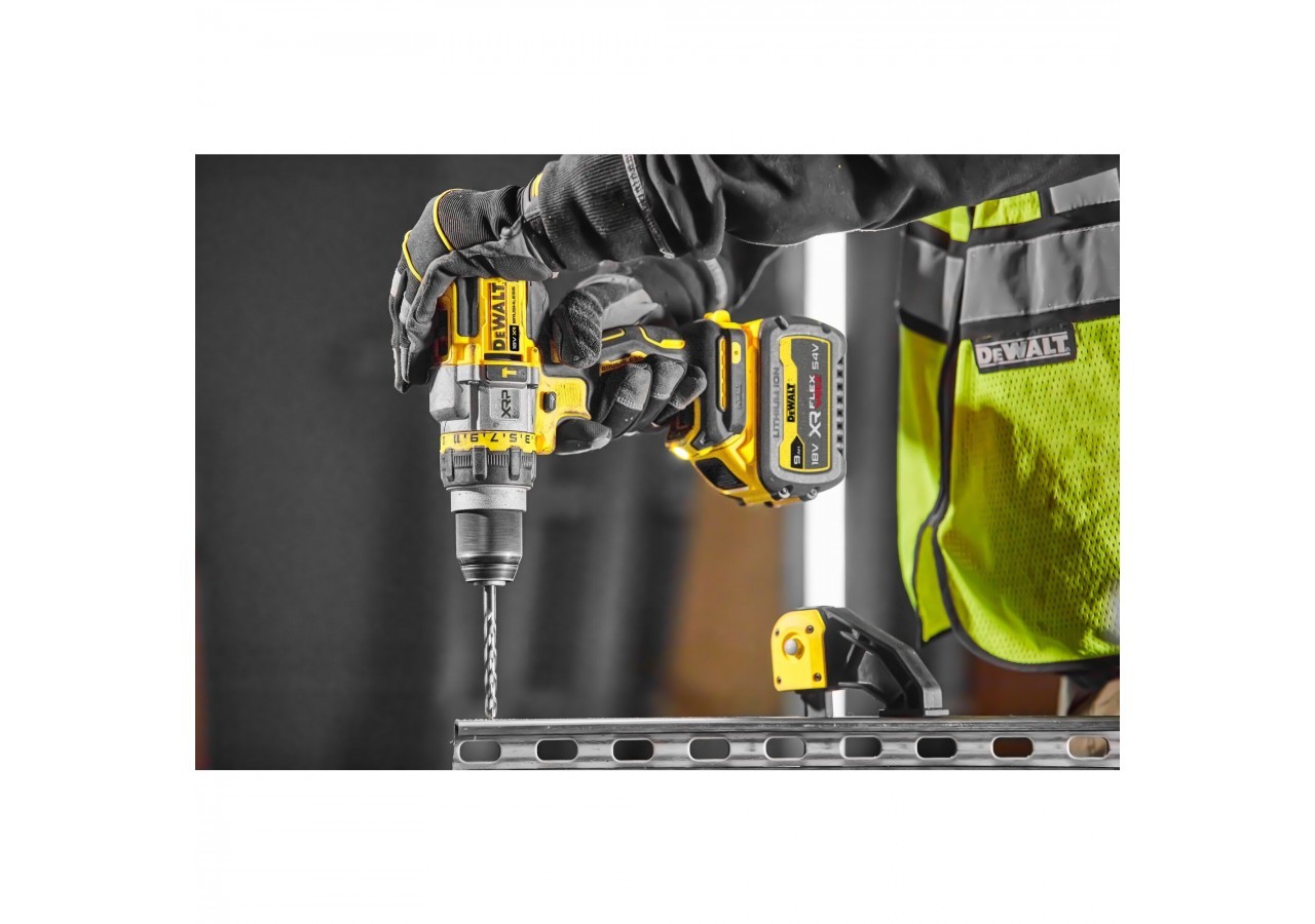 Perceuse visseuse percussion Premium XRP 18V ADVANTAGE 9Ah Li-Ion Brushless - DCD999X1-QW - Dewalt