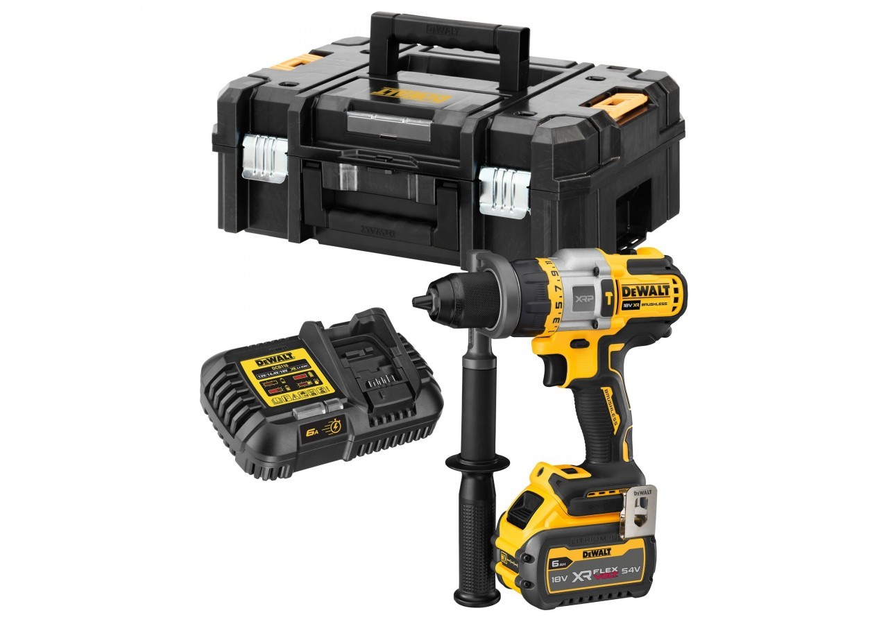 Perceuse visseuse percussion Premium XRP 18V ADVANTAGE 6Ah Li-Ion Brushless - DCD999T1-QW - Dewalt