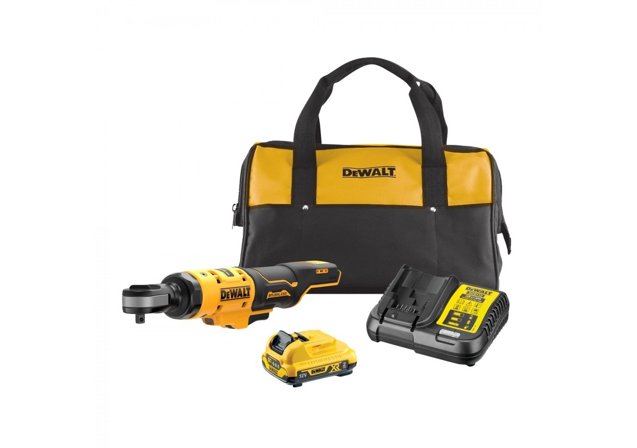Clé à cliquet 3/8" XR 12V 2Ah Li-Ion Brushless - DCF503D1-QW - Dewalt