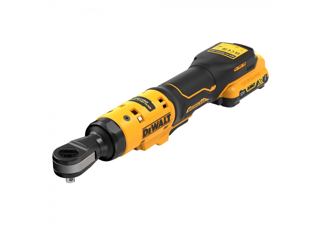 Clé à cliquet 1/4" XR 12V 2Ah Li-Ion Brushless - DCF504D1-QW - Dewalt