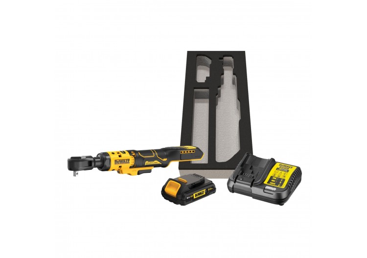 Clé à cliquet 3/8" XR 18V 2Ah Li-Ion Brushless - Pack "GFN" - DCF513D1G-QW - Dewalt