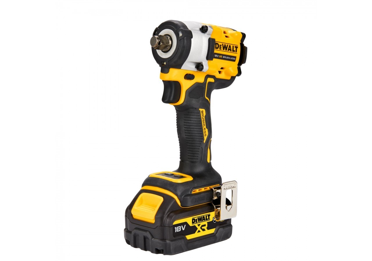 Boulonneuse à chocs 1/2'' Compacte XR 18V 5Ah Li-Ion Brushless 406 Nm - jonc de sécurité - Pack "GFN" - DCF921P2G-QW - Dewalt