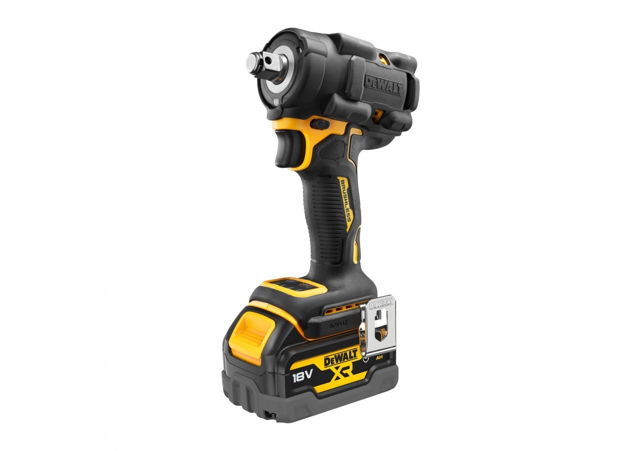 Boulonneuse à chocs 1/2'' Compacte XR 18V 5Ah Li-Ion Brushless 406 Nm - jonc de sécurité - Pack "GFN" - DCF921P2G-QW - Dewalt