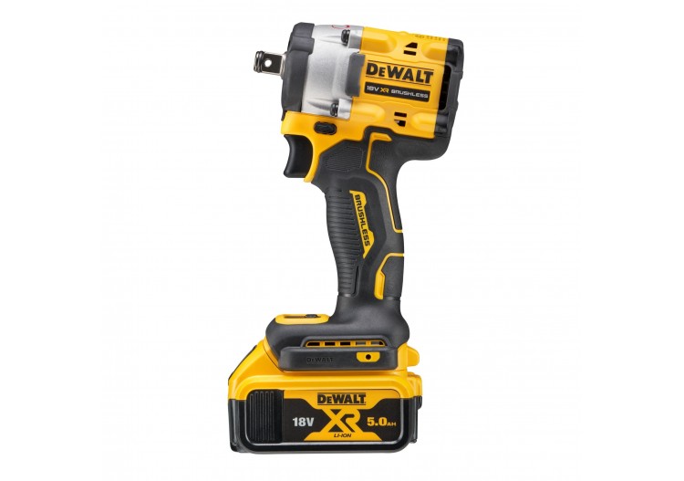 Boulonneuse à chocs 1/2'' Compacte XR 18V 5Ah Li-Ion Brushless 406 Nm - jonc de sécurité - DCF921P2T-QW - Dewalt 2