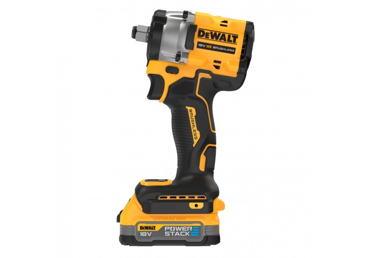 Boulonneuse à chocs 1/2'' Compacte XR 18V 1.7Ah Li-Ion Brushless 406 Nm
 - jonc de sécurité - POWERSTACK - DCF921E2T-QW - Dewalt 2