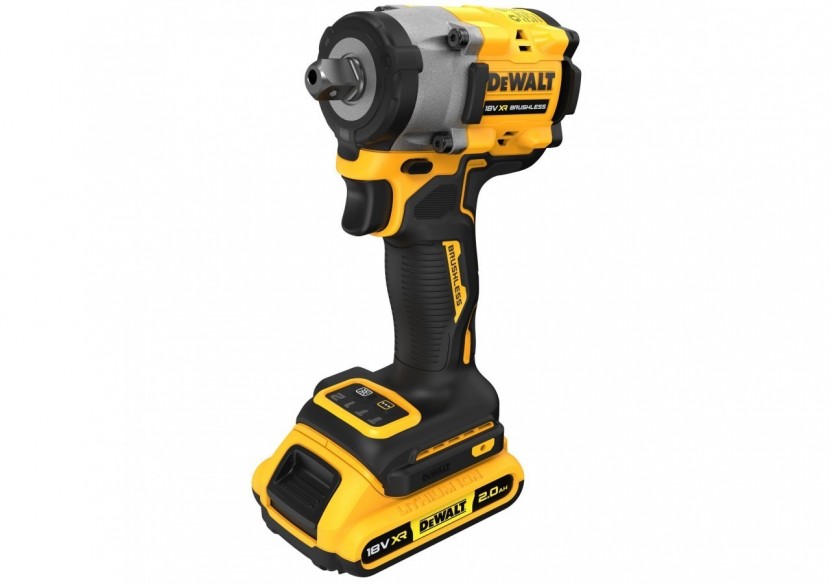 Boulonneuse à chocs 1/2'' Compacte XR 18V 2Ah Li-Ion Brushless 406 Nm - DCF922D2T-QW - Dewalt