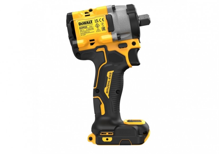 Boulonneuse à chocs 1/2'' Compacte XR 18V Brushless 406 Nm - DCF922NT-XJ - Dewalt