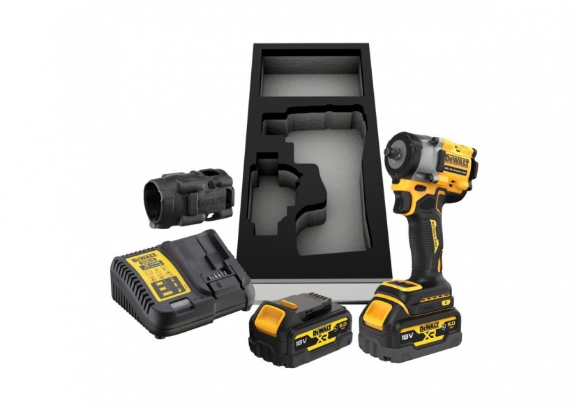 Boulonneuse à chocs 3/8'' Compacte XR 18V 5Ah Li-Ion Brushless 406 Nm - Pack "GFN" - DCF923P2G-QW - Dewalt Boulonneuse à chocs 3/8'' Compacte XR 18V 5Ah Li-Ion Brushless 406 Nm - Pack "GFN" - DCF923P2G-QW - Dewalt