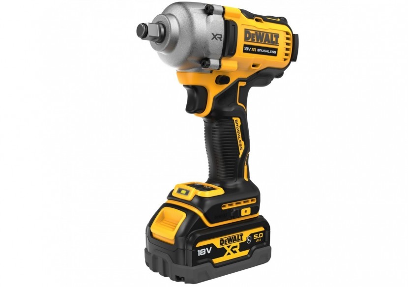Boulonneuse à chocs 1/2‘’ XR 18V 5Ah Li-Ion Brushless 812 Nm - jonc de sécurité - Pack "GFN" - DCF891P2G-QW - Dewalt