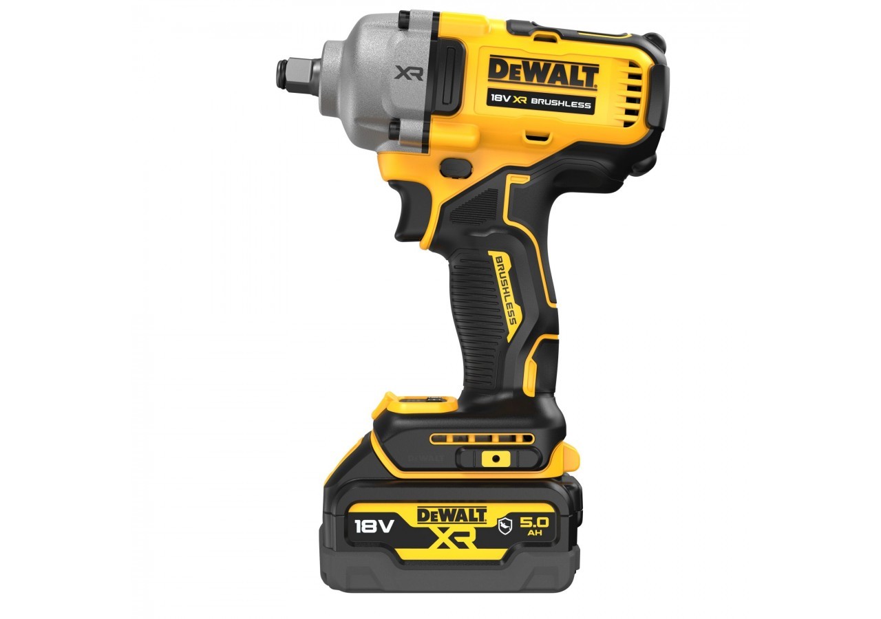 Boulonneuse à chocs 1/2‘’ XR 18V 5Ah Li-Ion Brushless 812 Nm - jonc de sécurité - Pack "GFN" - DCF891P2G-QW - Dewalt