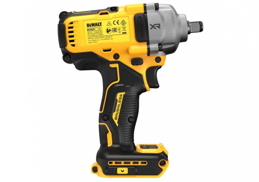 Boulonneuse à chocs 1/2‘’ XR 18V Brushless 812 Nm - jonc de sécurité - DCF891NT-XJ - Dewalt