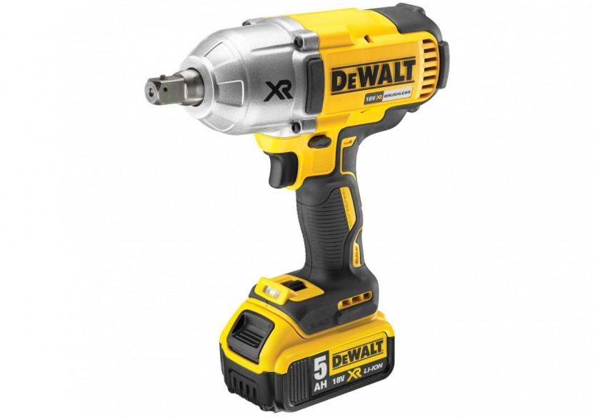 Boulonneuse à chocs 1/2'' XR 18V 5Ah Li-Ion Brushless 950 Nm - DCF899P2-QW - Dewalt