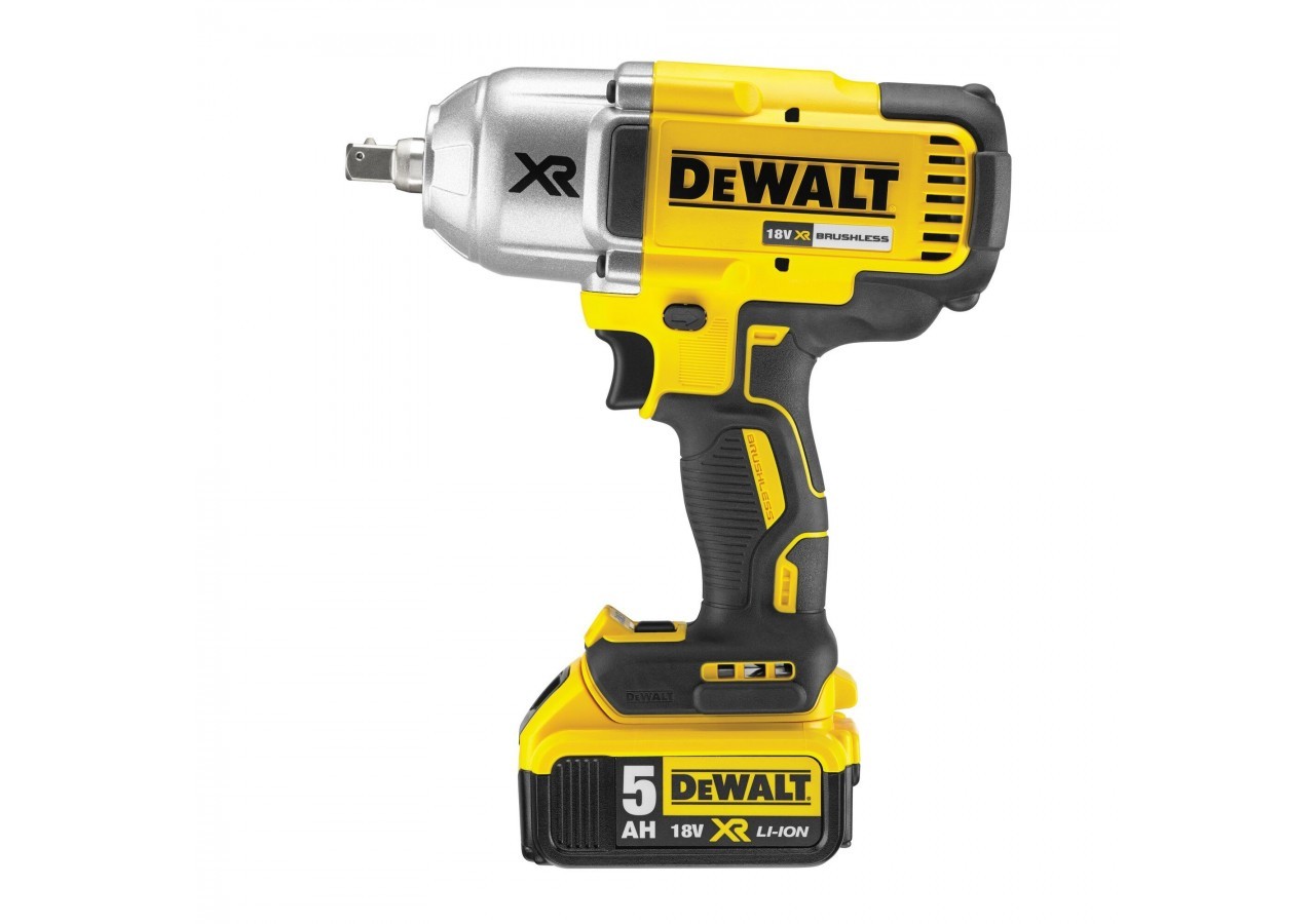 Boulonneuse à chocs 1/2'' XR 18V 5Ah Li-Ion Brushless 950 Nm - DCF899P2-QW - Dewalt