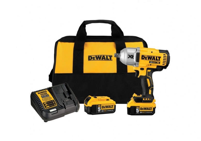 Boulonneuse à chocs 1/2'' XR 18V 5Ah Li-Ion Brushless 950 Nm - DCF899P2-QW - Dewalt