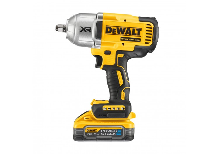 Boulonneuse ½” XR 18V 5Ah Li-Ion Brushless 1396 Nm – Jonc de sécurité - POWERSTACK - DCF900H2T-QW - Dewalt 2