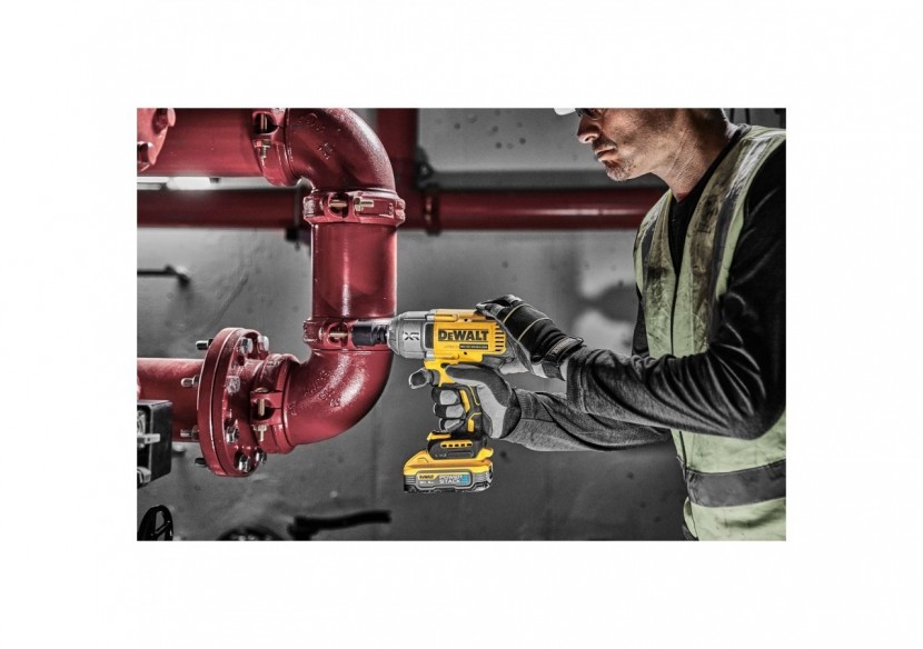 Boulonneuse ½” XR 18V 5Ah Li-Ion Brushless 1396 Nm – Jonc de sécurité - POWERSTACK - DCF900H2T-QW - Dewalt