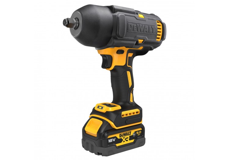 Boulonneuse avec coque ½” XR 18V 5Ah Li-Ion Brushless 1396 Nm – Jonc de sécurité - Pack "GFN" - DCF900P2G-QW - Dewalt