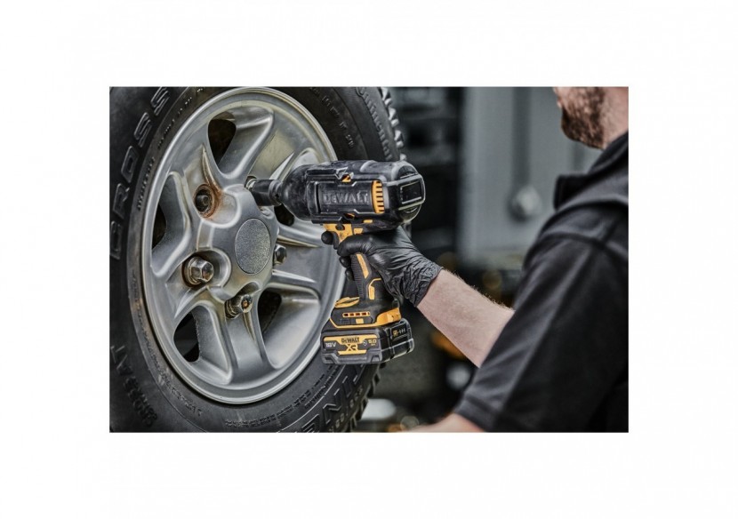 Boulonneuse avec coque ½” XR 18V 5Ah Li-Ion Brushless 1396 Nm – Jonc de sécurité - Pack "GFN" - DCF900P2G-QW - Dewalt