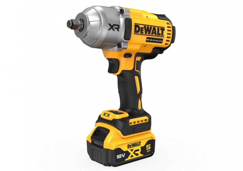 Boulonneuse ½” XR 18V 5Ah Li-Ion Brushless 1396 Nm – Jonc de sécurité - DCF900P2T-QW - Dewalt