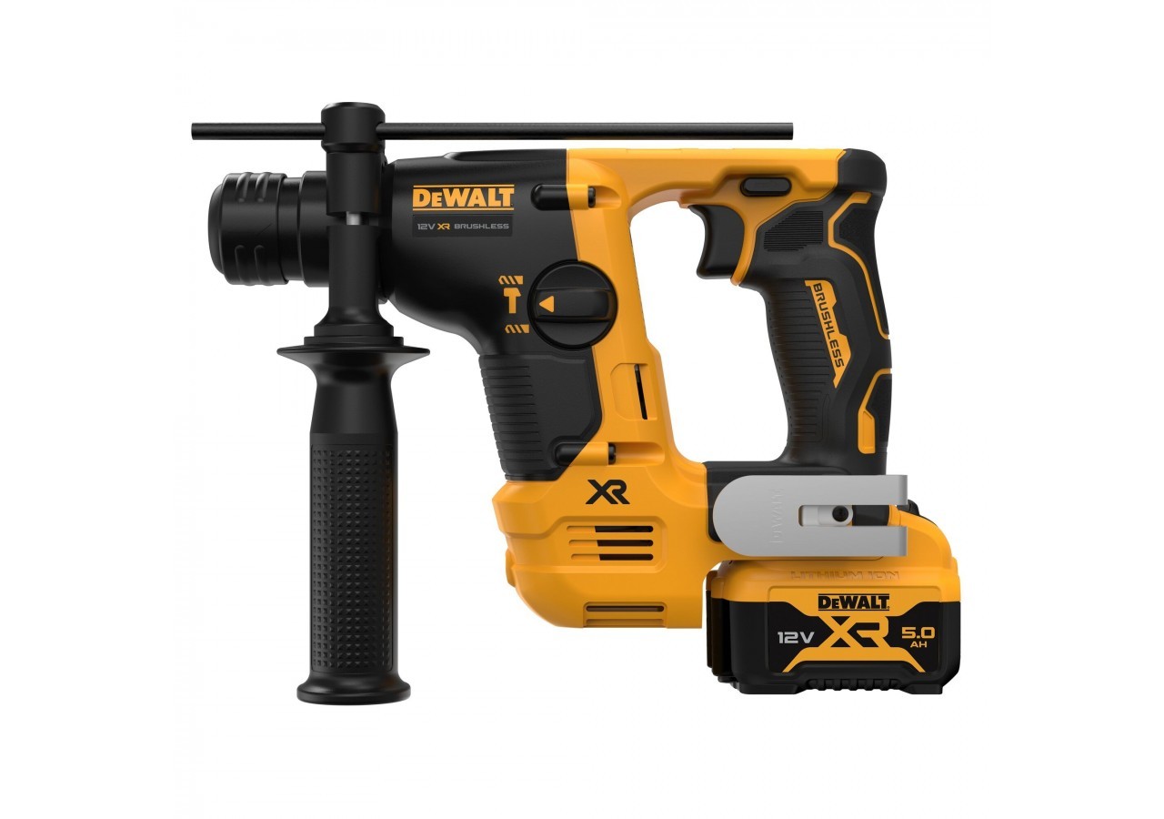 Perforateur SDS-plus XR 12V 5Ah Li-Ion Brushless 1.1J - DCH072P2-QW - Dewalt