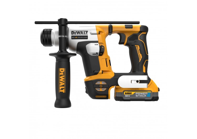 Perforateur SDS-plus XR 18V 1.7Ah Li-Ion Brushless 1.4J - POWERSTACK - DCH172E2T-QW - Dewalt 2