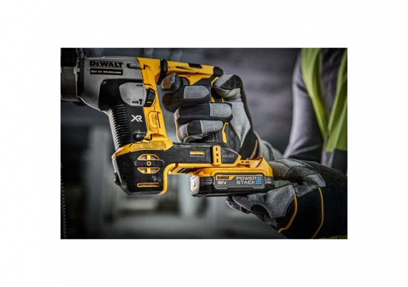 Perforateur SDS-plus XR 18V 1.7Ah Li-Ion Brushless 1.4J - POWERSTACK - DCH172E2T-QW - Dewalt