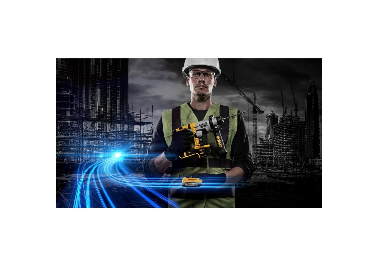 Perforateur SDS-plus XR 18V 1.7Ah Li-Ion Brushless 1.4J - POWERSTACK - DCH172E2T-QW - Dewalt